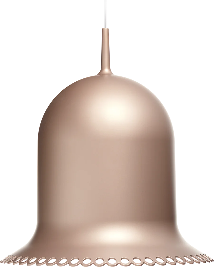 Lolita suspension light london rosé front side